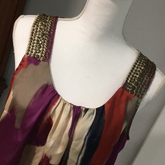 A.N.A. Petite Multicolored top. Size LP - Picture 2 of 8